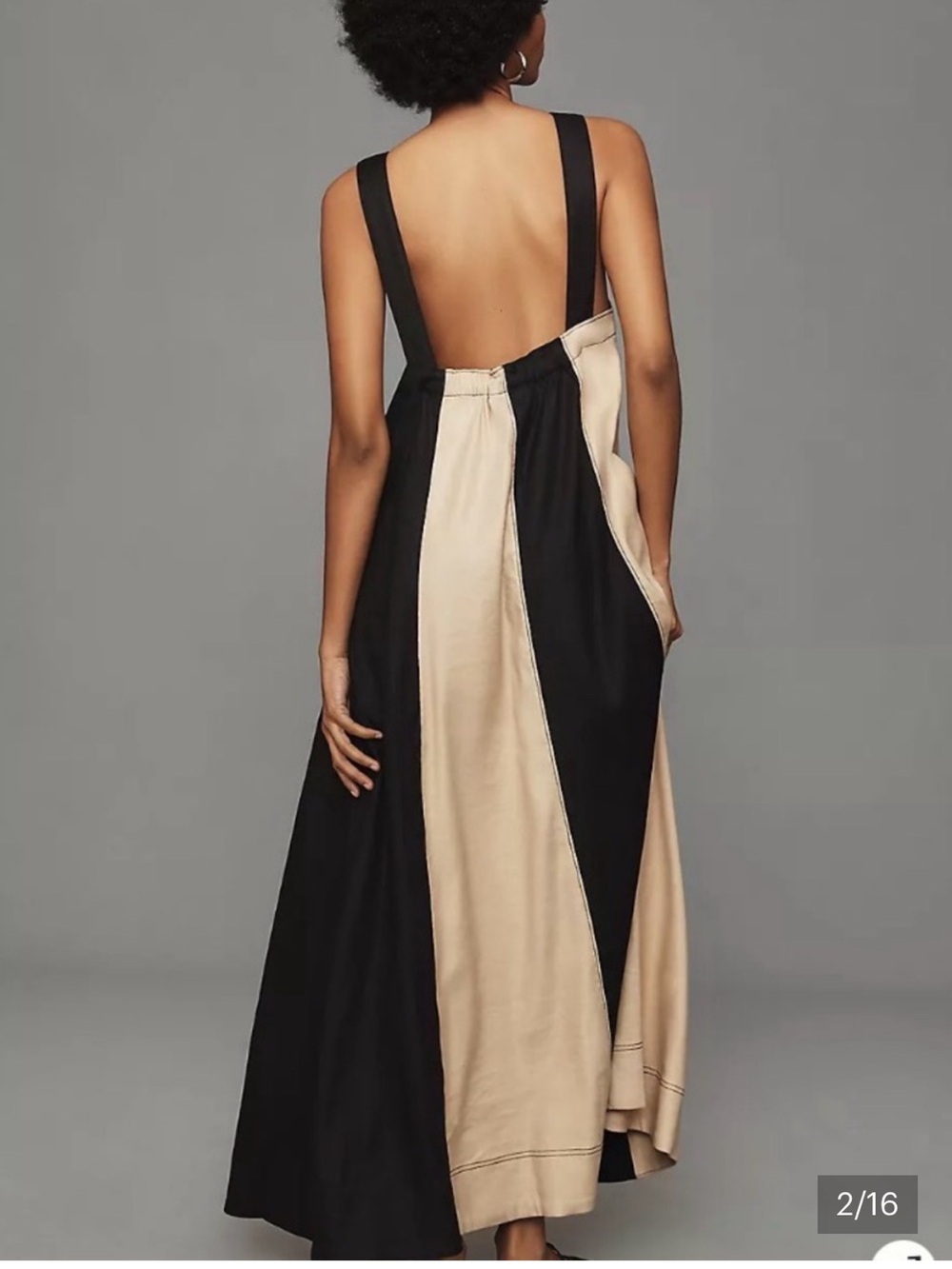 The Ami Linen Halter Maxi Dress by Maeve - Picture 2 of 6